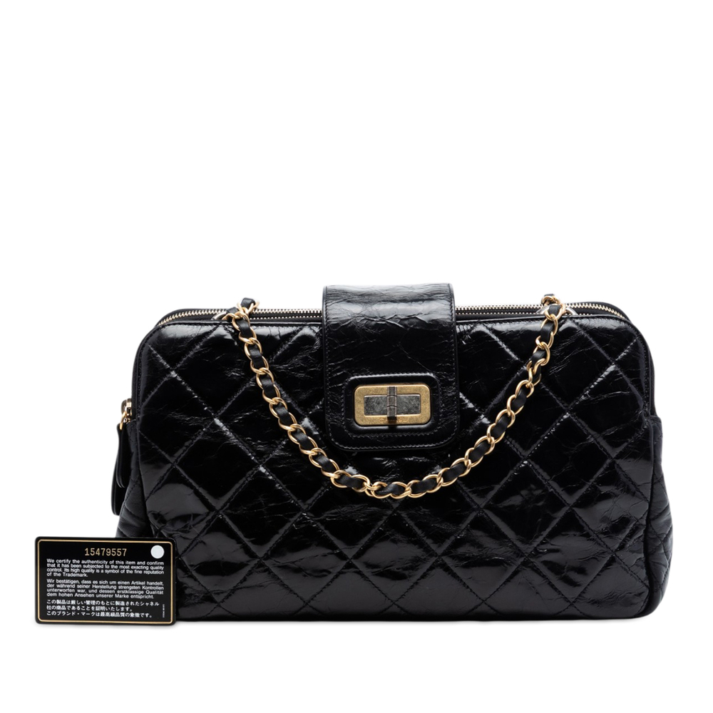 Pre-Loved Chanel Quilted Glazed Calfskin Reissue Mademoiselle Accordion Tote - Picture 7 of 7